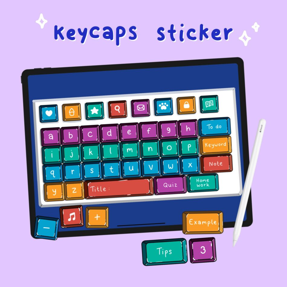 Keycaps Sticker BEARTOR keycaps-sticker-beartor